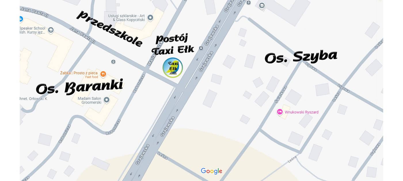 miejsce postoje taxi ełk 4 2